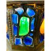 Image 3 : Antique Art Deco Sea Glass Bedside Lamp