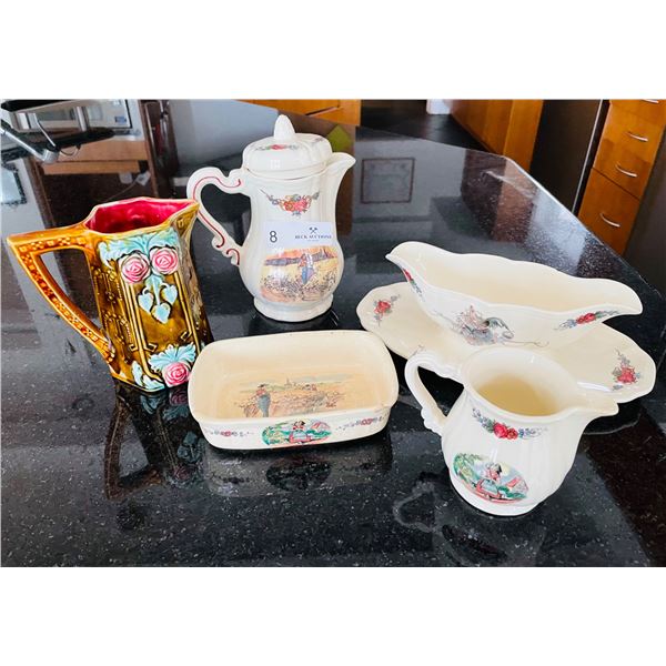 Obernai France China Service Pieces