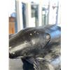 Image 3 : Heavy Signed Vintage Black Stone Polar Bear Inuit Carving