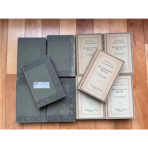 Early 1900’s German Books, Gerhart Hauptmann, Franz Bornmuller