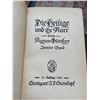 Image 5 : Six Antique German Books, Flaubert & Tagebucher, William Hauff, Agnes Bunther