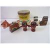 Image 2 : (8) Sets of Salt/Peppers and Black Cat Tobacco tin