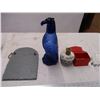 Image 2 : Bird bottle paper weight, misc items
