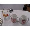 Image 3 : Presidents serving plate + ring bell cup + coffee mugs