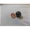 Image 8 : Speckled marbles - regular, medium, large, extra large (0.5" + 1" + 1.25" + 1.75")