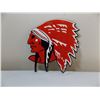 Image 2 : Red Indian porcelain enamel sign