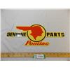 Image 1 : Pontiac Chieftain Genuine Parts porcelain enamel sign
