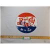 Image 1 : Pepsi:Cola double dot porcelain enamel sign