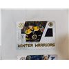 Image 2 : (3) Winter Warriors game worn jersey cards