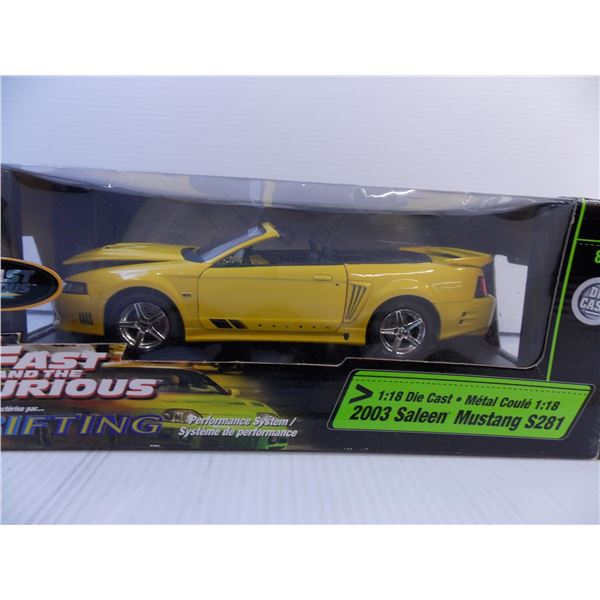 2003 Mustang Saleen 1/18 Fast & Furious ERTL - Collection 2003 Mustang Saleen 1/18 Fast & Furious ERTL - Collection