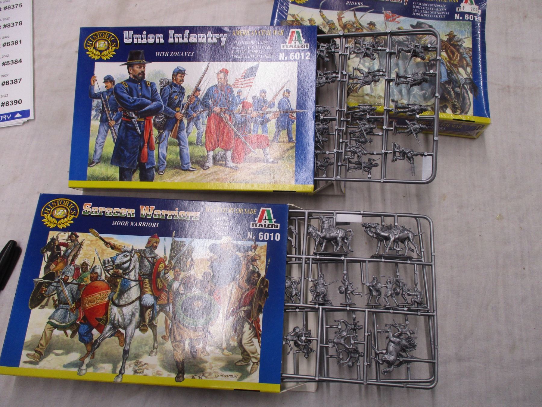 (3) American civil war model kits