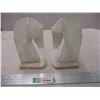 Image 1 : Marble horse head bookends