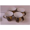 Image 8 : Egypt Themed Cup and Saucer Set (Made in Egypt)