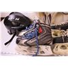 Image 2 : *Hockey Pads (L), (2) Helmets, (2) Pairs of Hockey Skates (7.5 and 4)
