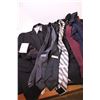 Image 9 : (3) Dress Jackets (M-L) + (3) Ties and Misc Mens Clothes (M-L)