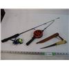 Image 1 : Filleting knife, ice fishing rod parts