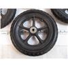 Image 2 : (4) 11" plastic wheels