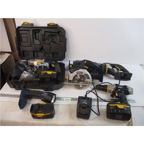 *5-piece Rona carpenters tool set - Bodnarus Auctioneering