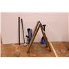 Image 1 : *Pair of Sawhorses + Car Shovel and Misc