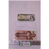 Image 1 : 1973 $1 Bill and 1986 $2 Bill