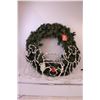Image 1 : Wreath w/ Eaton’s Tag + (3) Christmas Light Figures