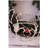 Image 3 : Wreath w/ Eaton’s Tag + (3) Christmas Light Figures