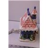 Image 4 : Illuminated Christmas House + Precious Moments Music Box (NIB)