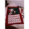Image 2 : (8) Assorted Stockings +Advent Calendar and Misc