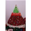 Image 3 : (3) Advent Calendars, Snowman Card Holder, Tree Skirt, Santa Windsock, (2) Stockings