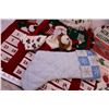 Image 2 : (3) Advent Calendars,Tree Skirt, Santa Windsock, (2) Stockings, and (2) Wall Hangers