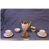 Image 1 : Royal Winton Tea Set (Includes Teapot, Cream & Sugar, and Salt&Pepper) + (2) Queen Anne Tea Cups w/ 