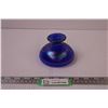 Image 1 : Robert Held Art Glass Iridescent Blue Mini Vase