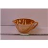 Image 1 : Fire King Peach Lustre Mixing Bowl w/ Spout