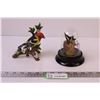 Image 1 : Butterfly Decor Item + Ceramic Bird