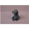 Image 4 : Puppy Figure and Wade Silver Brushed Candy Dish