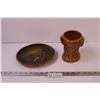 Image 1 : Elephant Vase + Decorative Plate