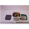 Image 1 : Nintendo Tetris Game + Container of Mega Blocks