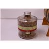 Image 2 : (2) Jars of Spices + Decor Keg