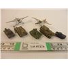 Image 1 : (7) Miniature Army Vehicles, (5) Tanks-(2) Planes