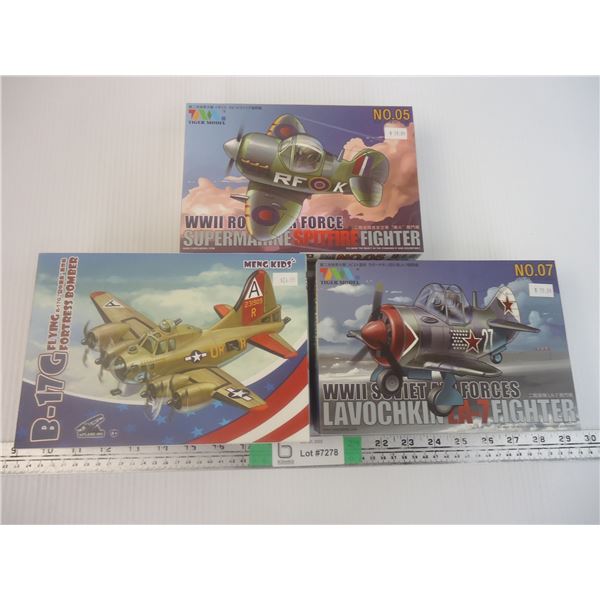 (3) Assorted Tiger Models (sealed)