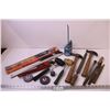 Image 1 : Oil Can, (2) Hammers, (2) Mallets, Monkey Wrench +Misc