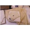 Image 5 : New Bathrobe in Package, (2) New In Package Blankets + Assorted Linens