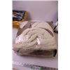 Image 8 : New Bathrobe in Package, (2) New In Package Blankets + Assorted Linens