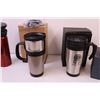 Image 5 : (2) Never Used Travel Mugs, (3) New Mugs + (2) New Wallets