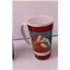 Image 4 : (4) Large Christmas Mugs (New Old Stock)