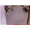 Image 2 : (2) Round Christmas Themed 12.5” Platters (New Old Stock)