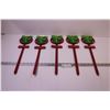 Image 1 : (5) Christmas Lawn Stakes (New Old Stock)