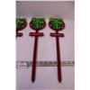 Image 4 : (5) Christmas Lawn Stakes (New Old Stock)
