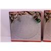 Image 3 : (2) Round Christmas Themed 12.5” Platters (New Old Stock)