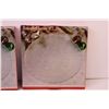 Image 4 : (2) Round Christmas Themed 12.5” Platters (New Old Stock)